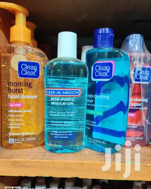 Clear & Smooth + Clean & Clear Cleansers