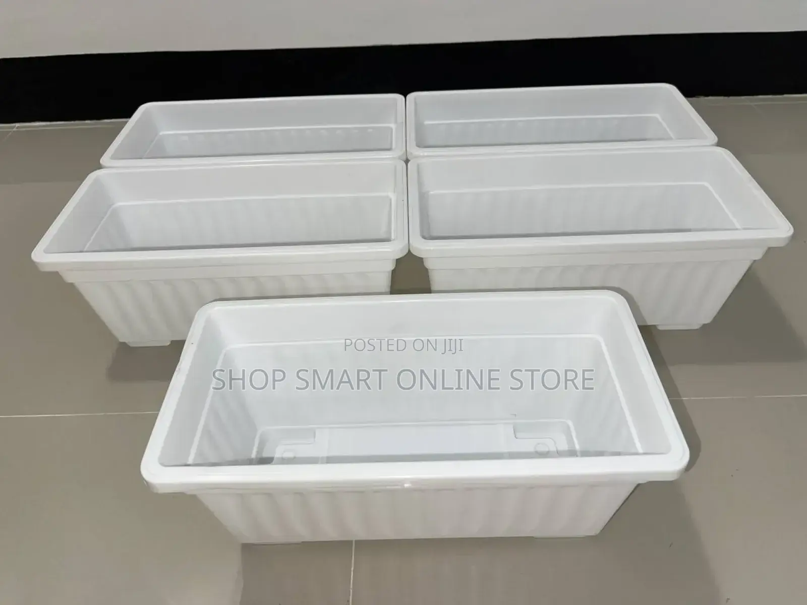 Small Size Rectangle Plastic Flower Pots Plastic Flower Pots