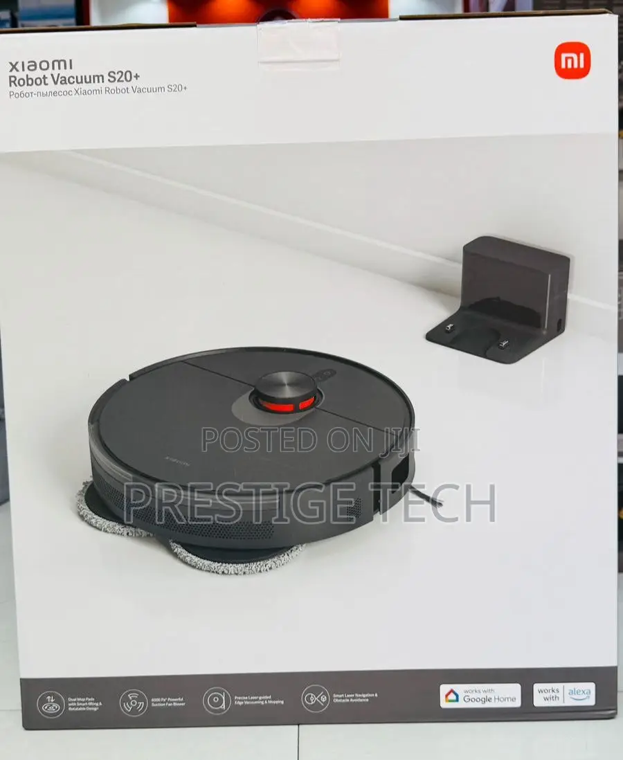 Xiaomi Robot Vacuum S20 Plus, 360 Laser Navigation, 170 Min Run Time