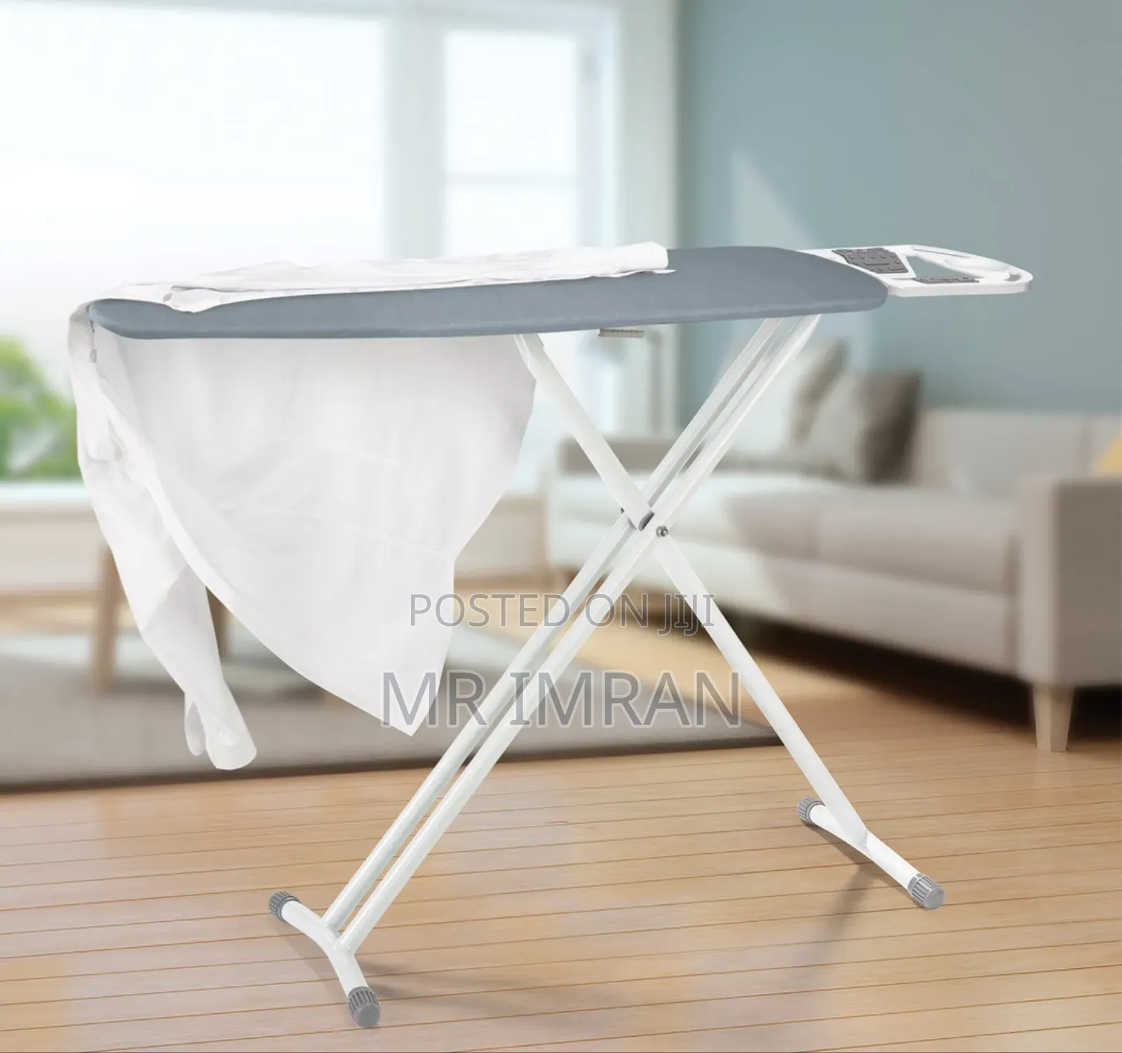 Ironing Board Woth An Integrated Electric Extension Socket