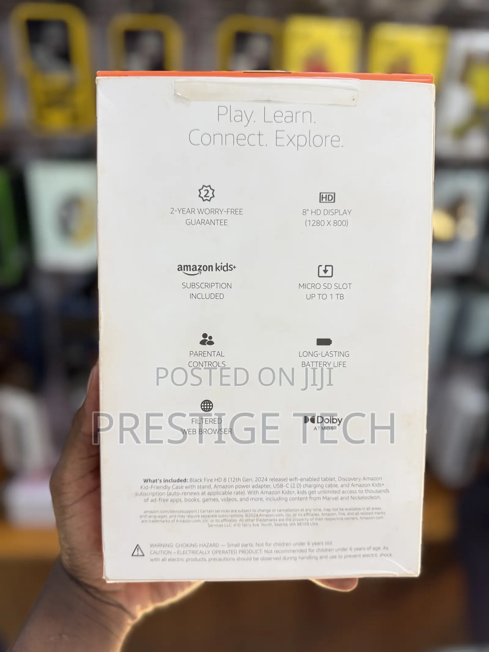 New Amazon Fire HD 8 Kids Pro 32 GB Blue
