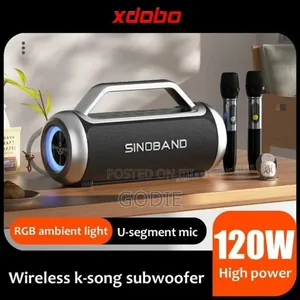 Sinoband Storm 1988 Ii, a Portable Bluetooth Karaoke Speaker.