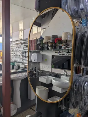 Salon Gold Mirror Without Light 1112