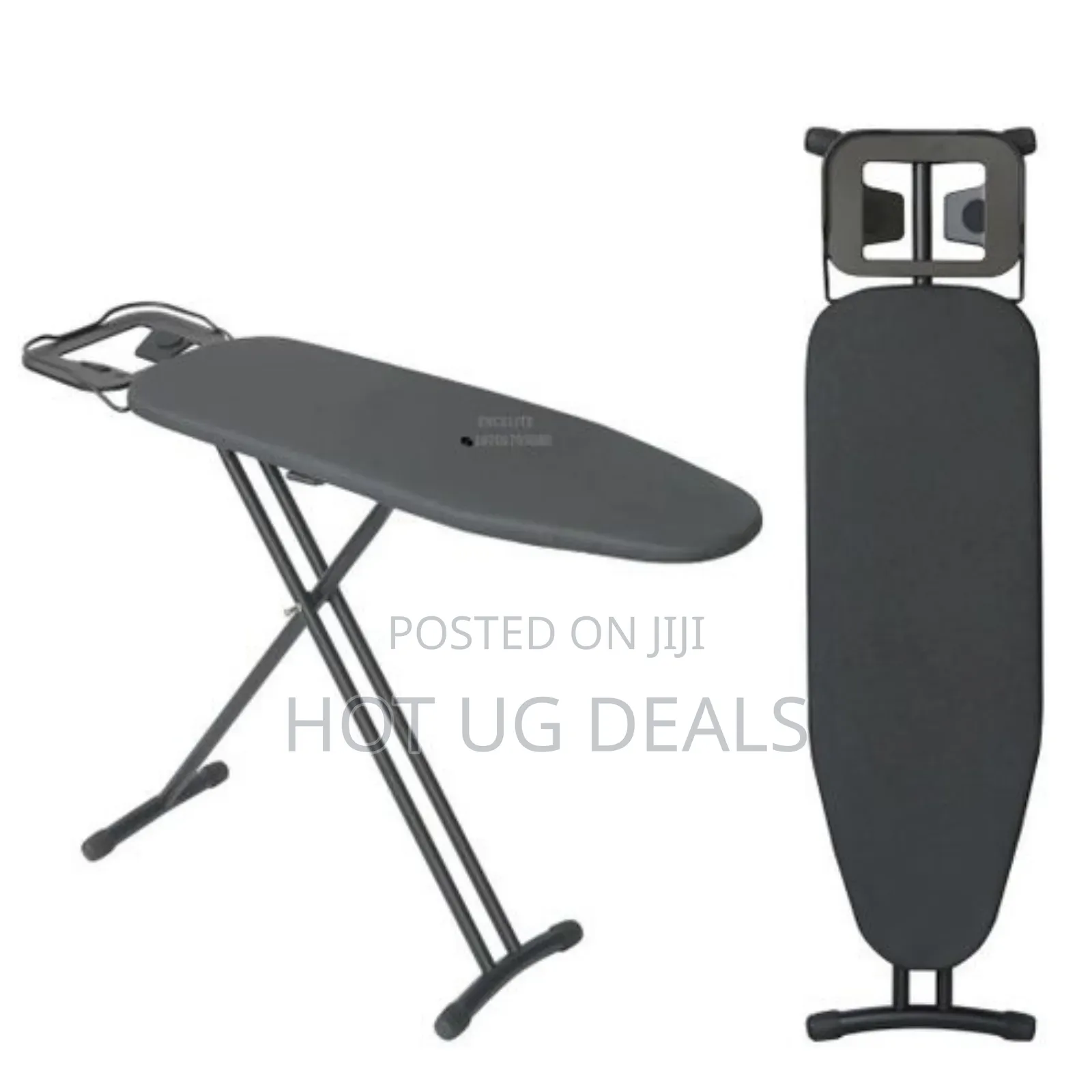Big Foldable Ironing Board With Electrical Socket -grey