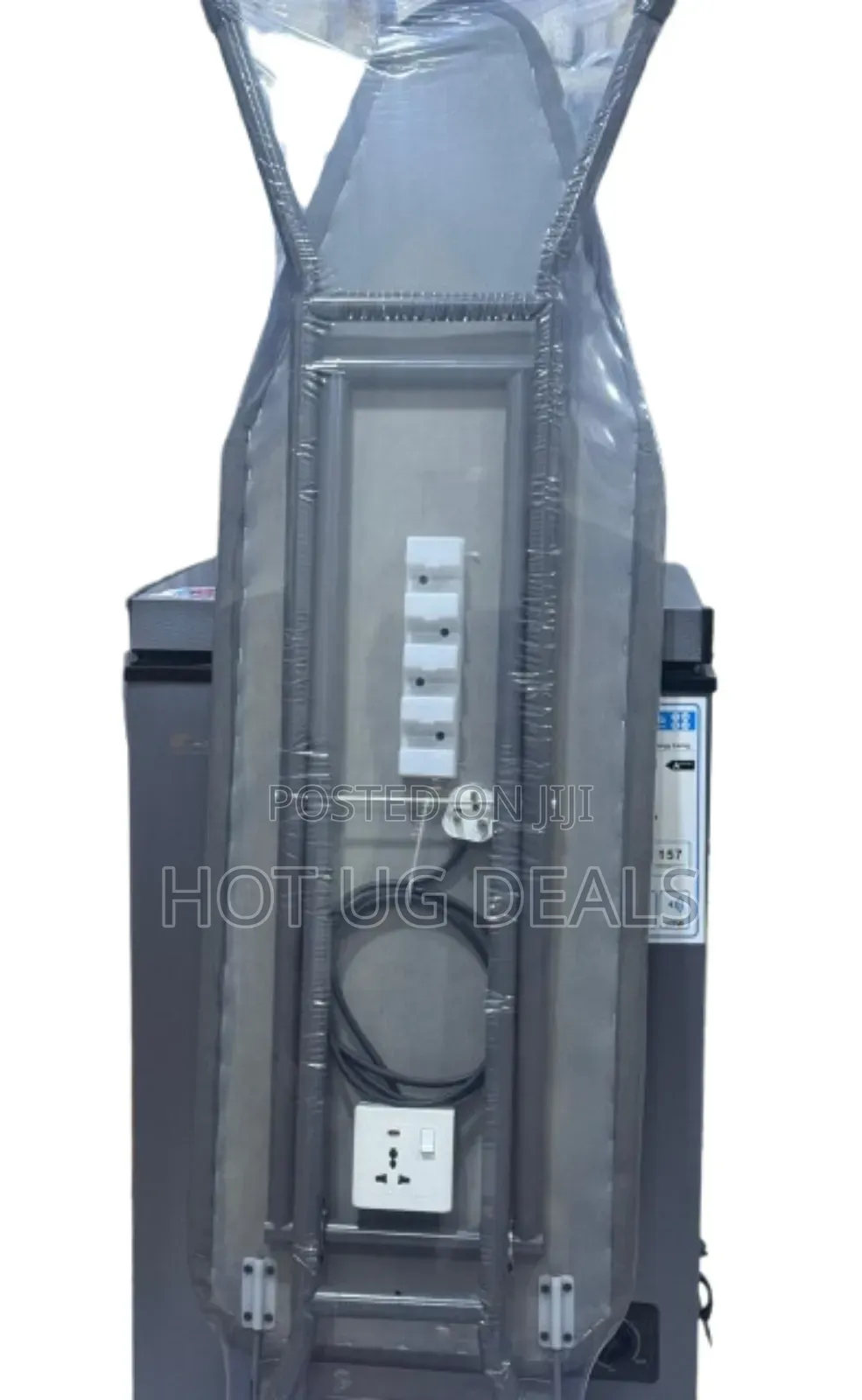 Big Foldable Ironing Board With Electrical Socket -grey