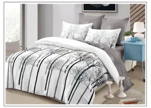 4-Piece, 6x6 Foot Duvet Set