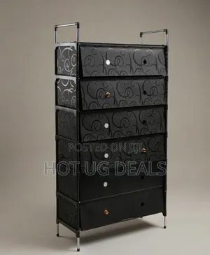 6 Tier Shoe Rack Organizer - White Colour