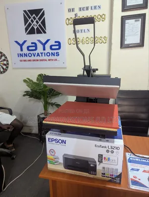 Heat Press Machine + Sublimation Printer on Discount