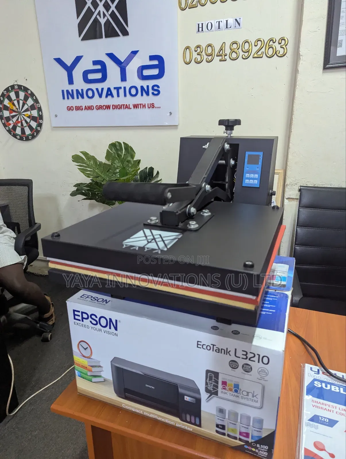 Fullset Heatpress Machine + Epson Sublimation Printer