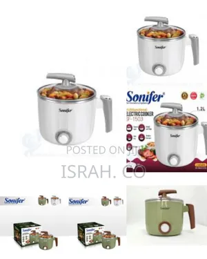 Sonifer 1.2l Portable Multifunctional Egg Boiler Soup Noodle Cooker