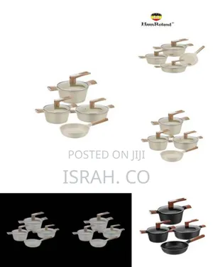 7pcs of Die Casting Granite Non-Stick Saucepans Aluminum Cooking.