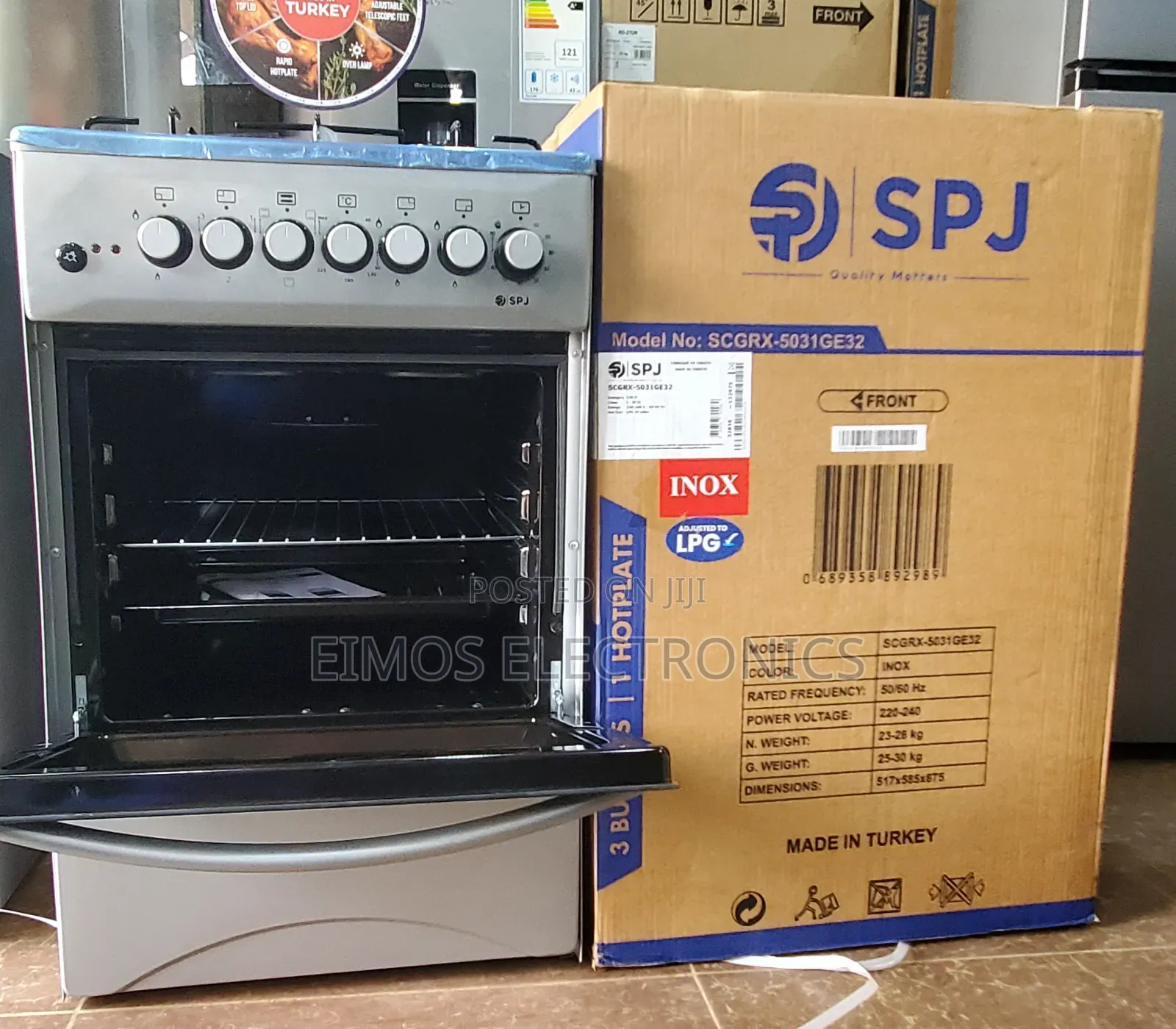 SPJ 3 +1 Gas Cooker
