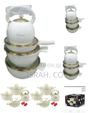 10pcs of Die Casting Granite Non-Stick Saucepans Aluminum Cooking Pot