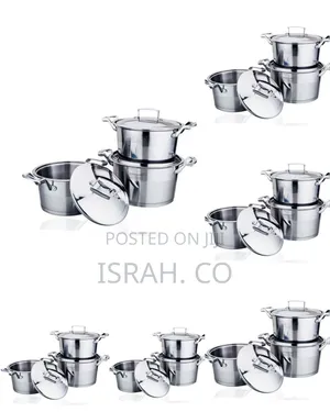 3 Piece Heavy Stainless Steel Saucepans/Cookware