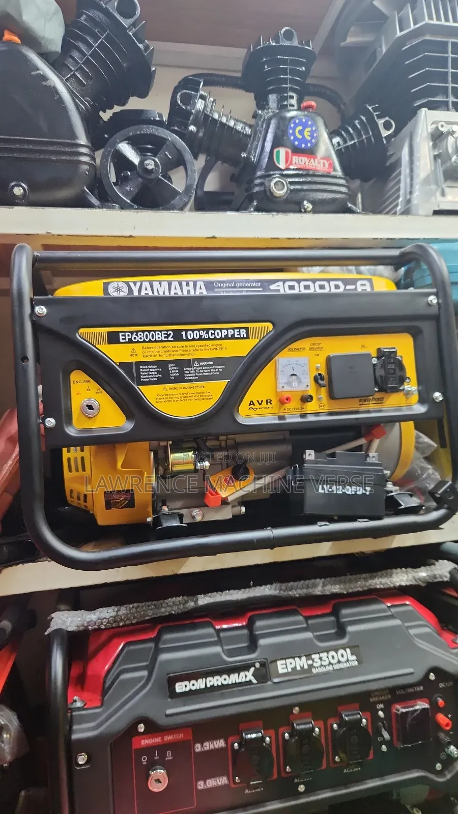Yamaha Gasoline Generator 8hp 4kva