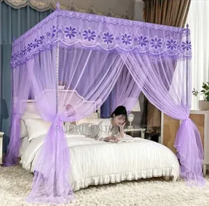 Four Stand Mosquito Net ~ Purple