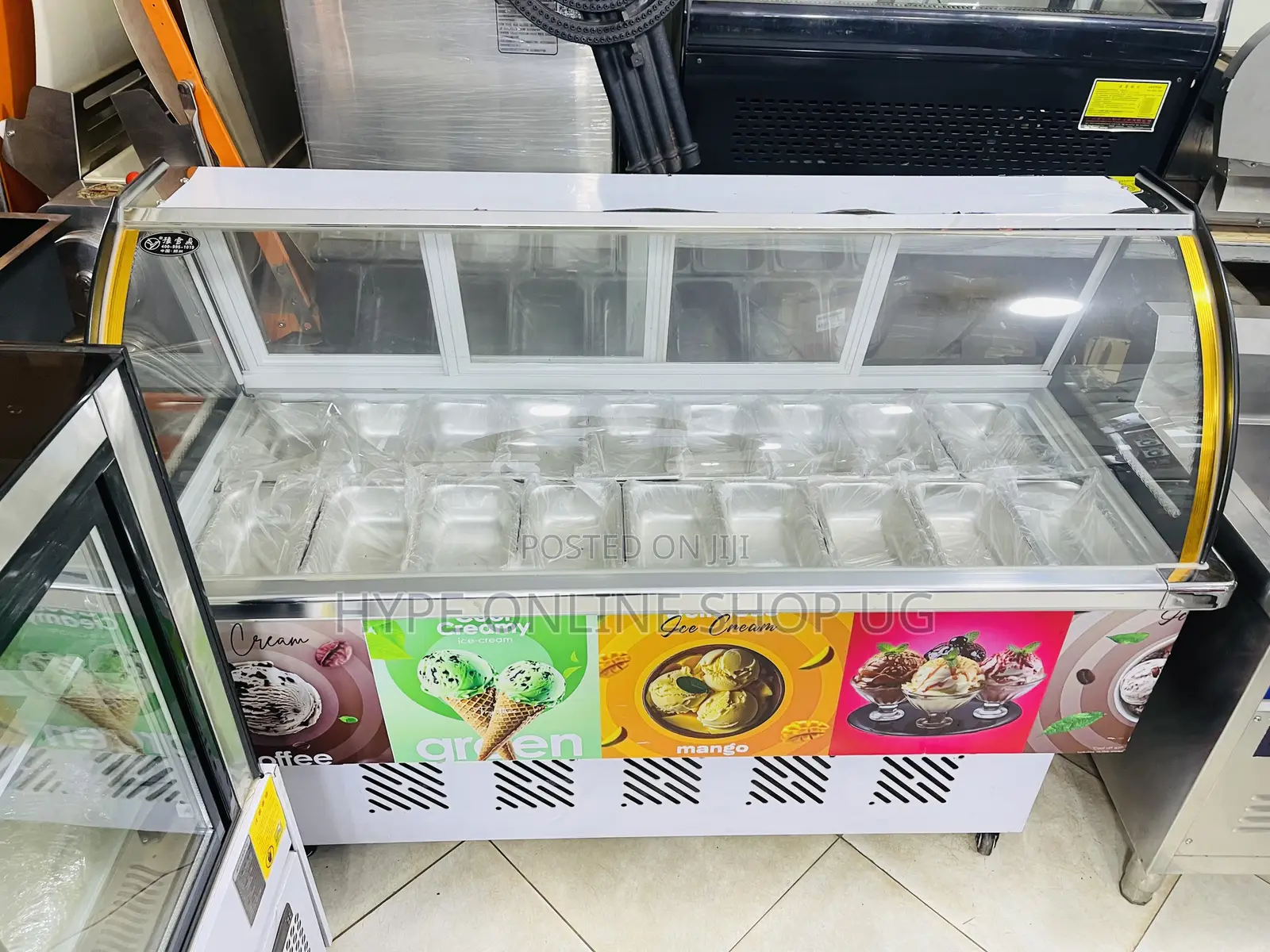 Icecream Showcase Display Chiller Refrigerator