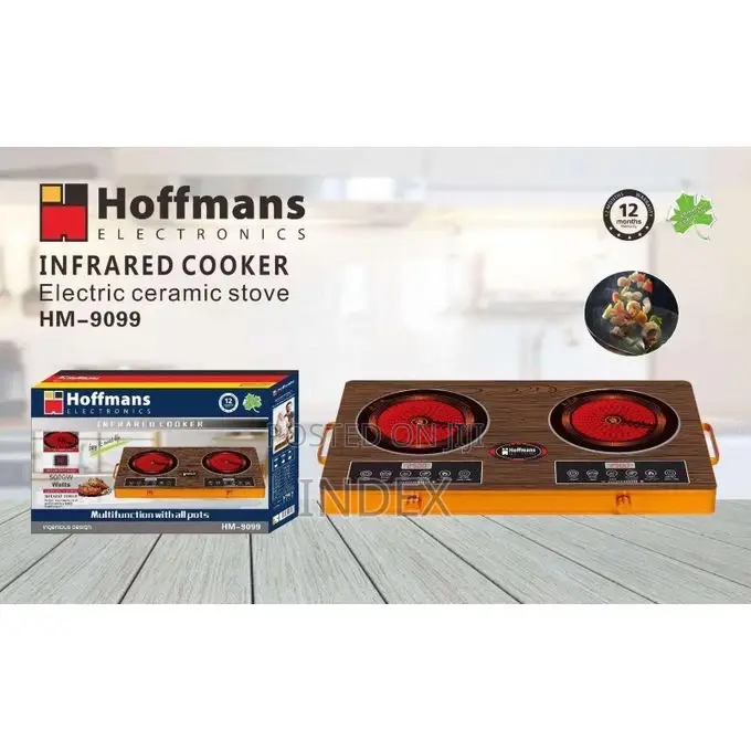 Hoffmans Double Infrared Ceramic Cooker