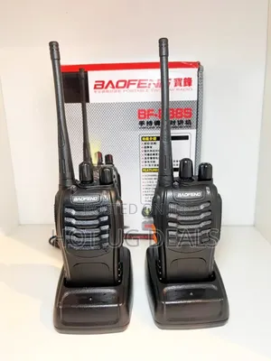 Baofeng Radio Call Walkie Talkie Two-way Radio Pair - Black