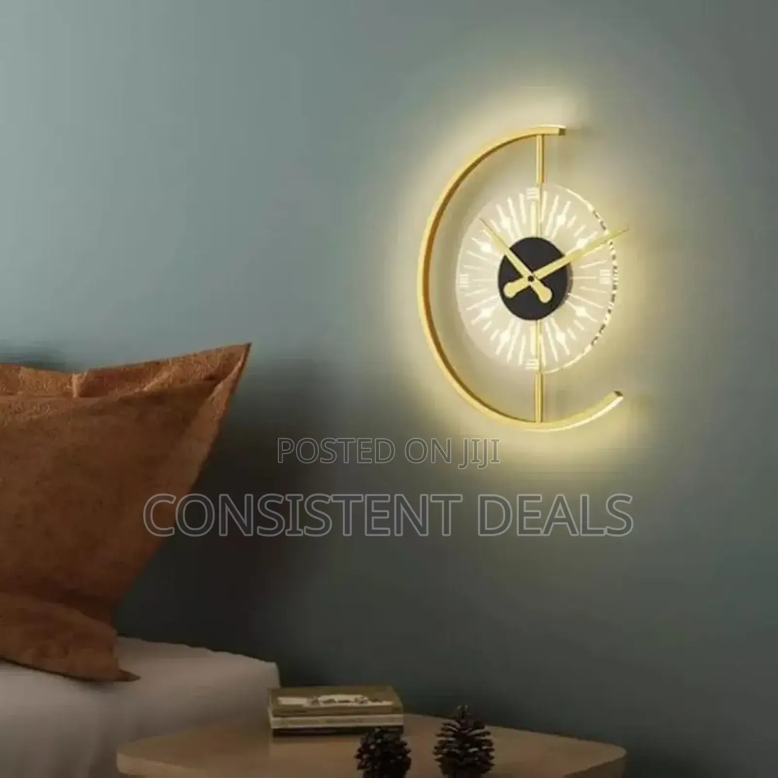 13 Inches Modern Wall Clocks For Living Room Decor