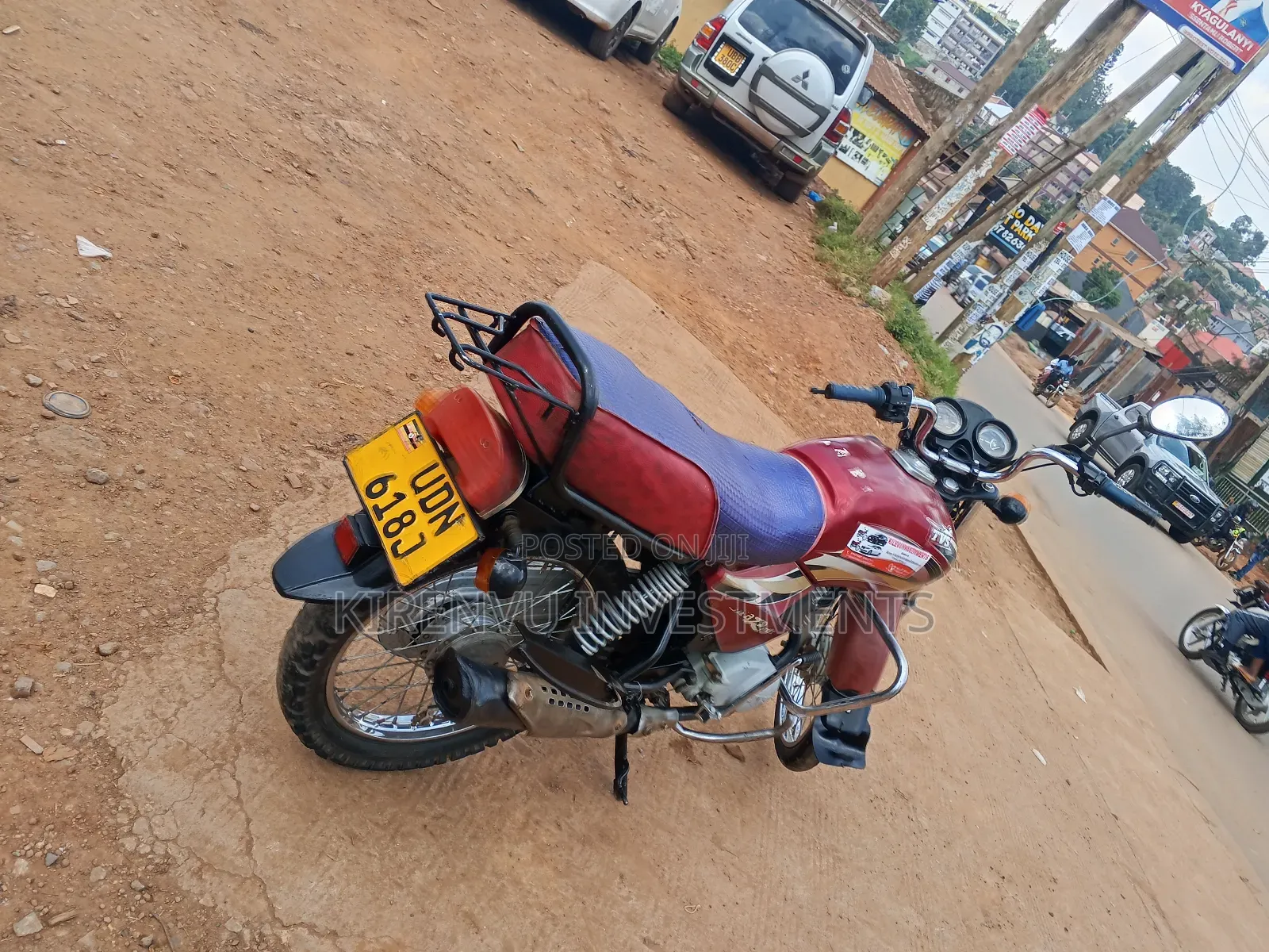 TVS XL 100 2018 Red