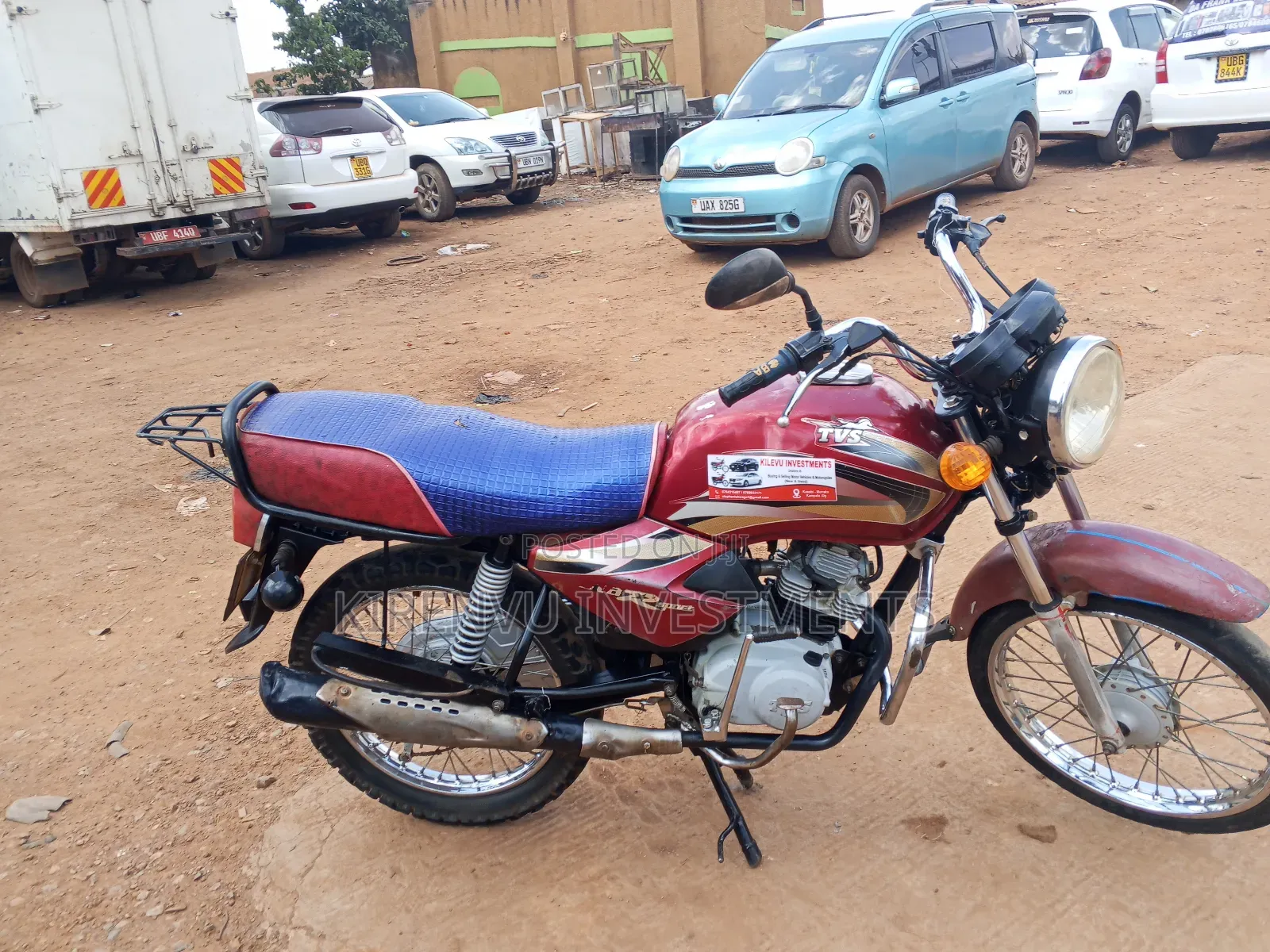 TVS XL 100 2018 Red
