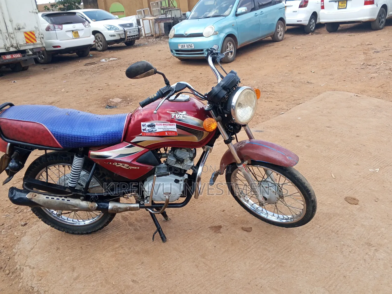 TVS XL 100 2018 Red