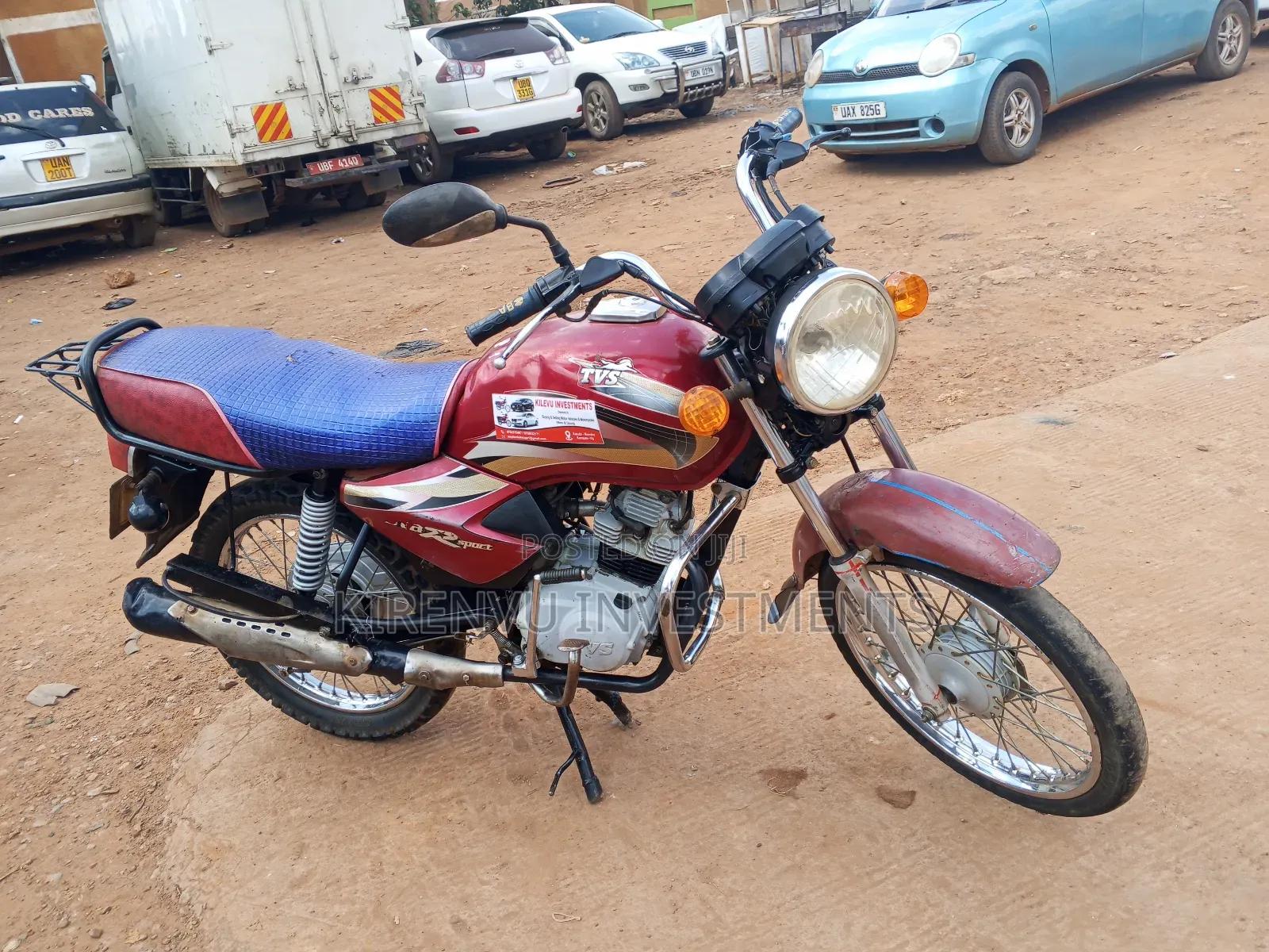 TVS XL 100 2018 Red