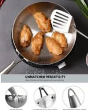 22cm Stainless Steel Uncoated Omelette Frying Pan, Frying Pan