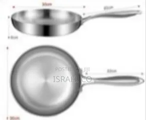 26cm Stainless Steel Uncoated Omelette Frying Pan, Frying Pan
