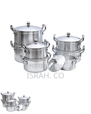 Tornado 7 Piece Heavy Stainless Steel Saucepans/Cookware