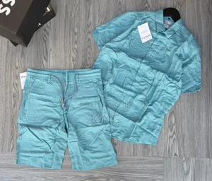 Light Wear Linen Two-Piece Set.
