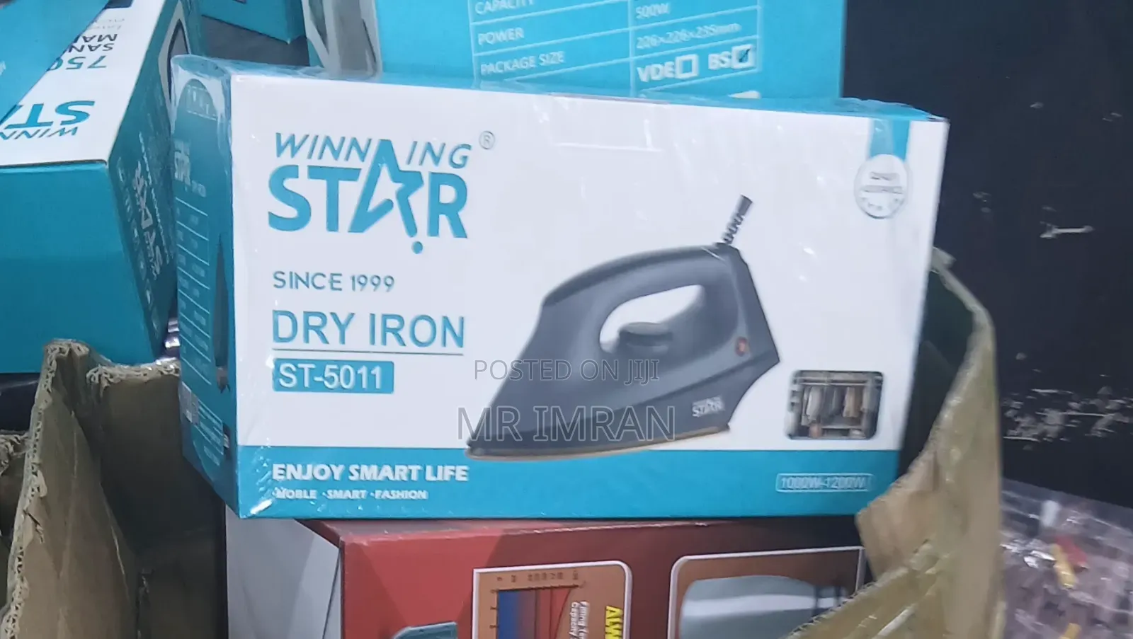 Heavy-Duty Electric Winning Star St-5011 Dry Iron
