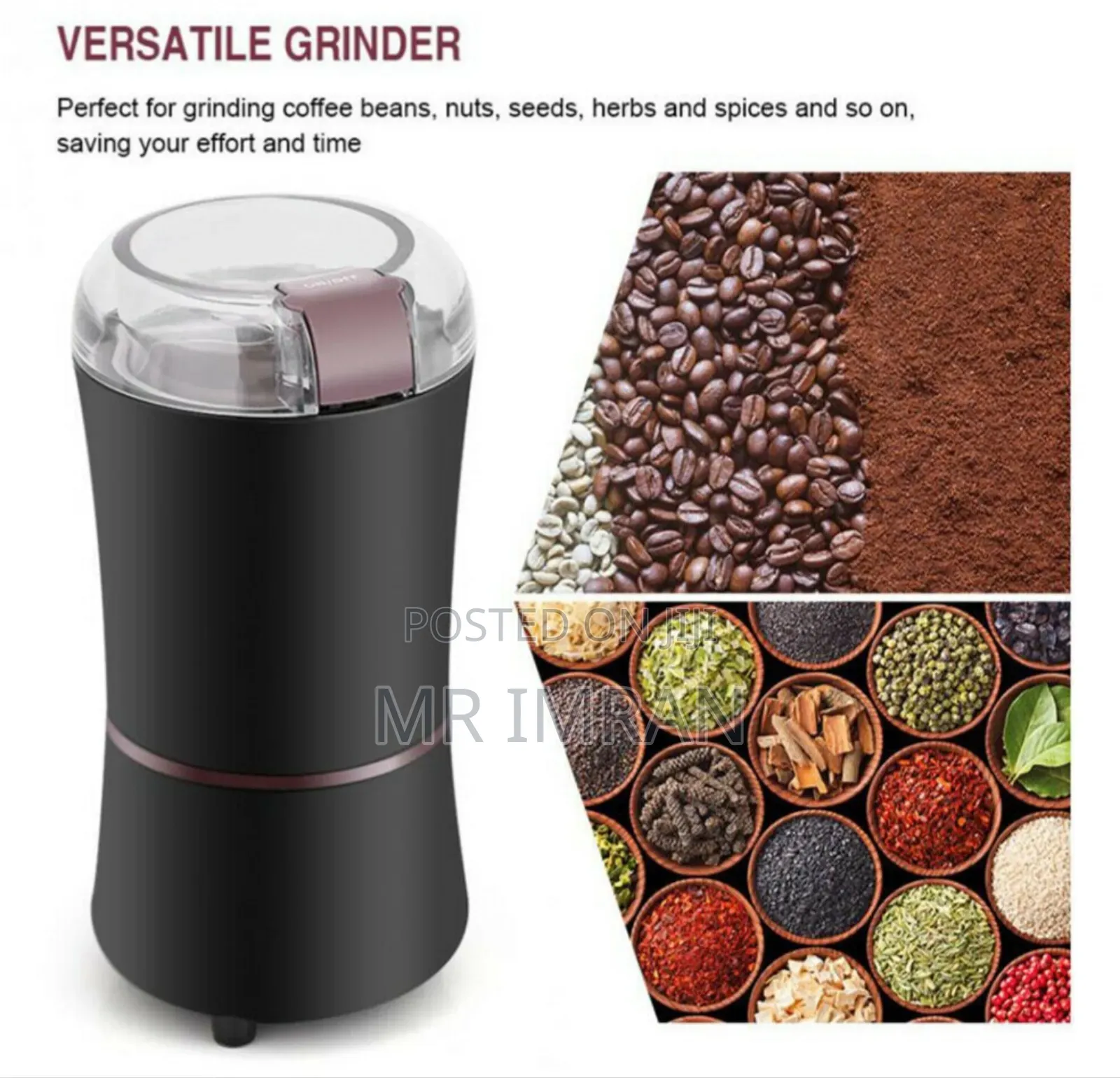 Raf Electric Coffee and Spice Grinder.