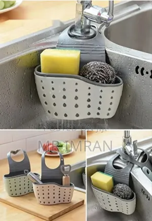 Flexible Silicone Hanging Kitchen Sink Organizer