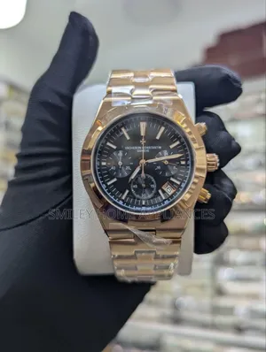 Vacheron Constantin Men's Authentic Automatic Rose Gold Wrist Watch