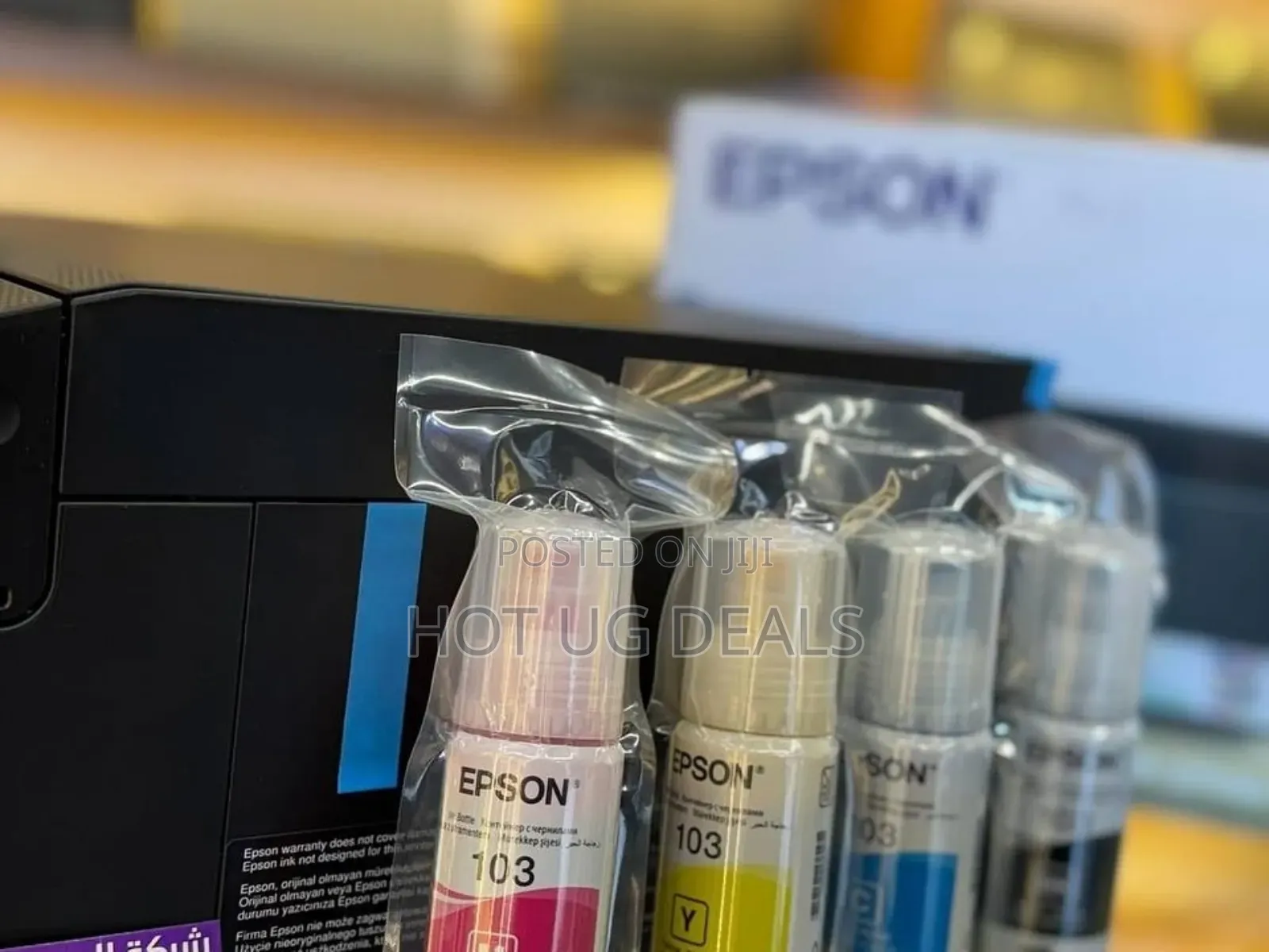 Epson Genuine L3252 Wireless Ink Tank Printer All In One-black