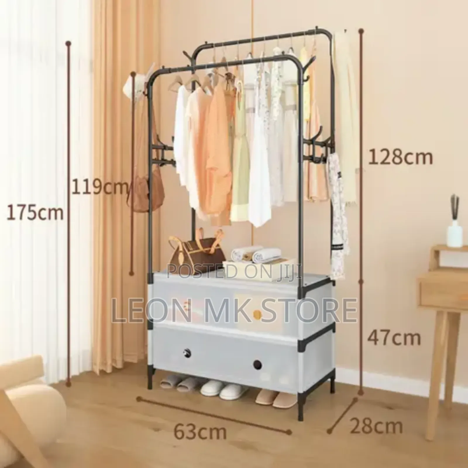 Multi Function Simple Double Rod