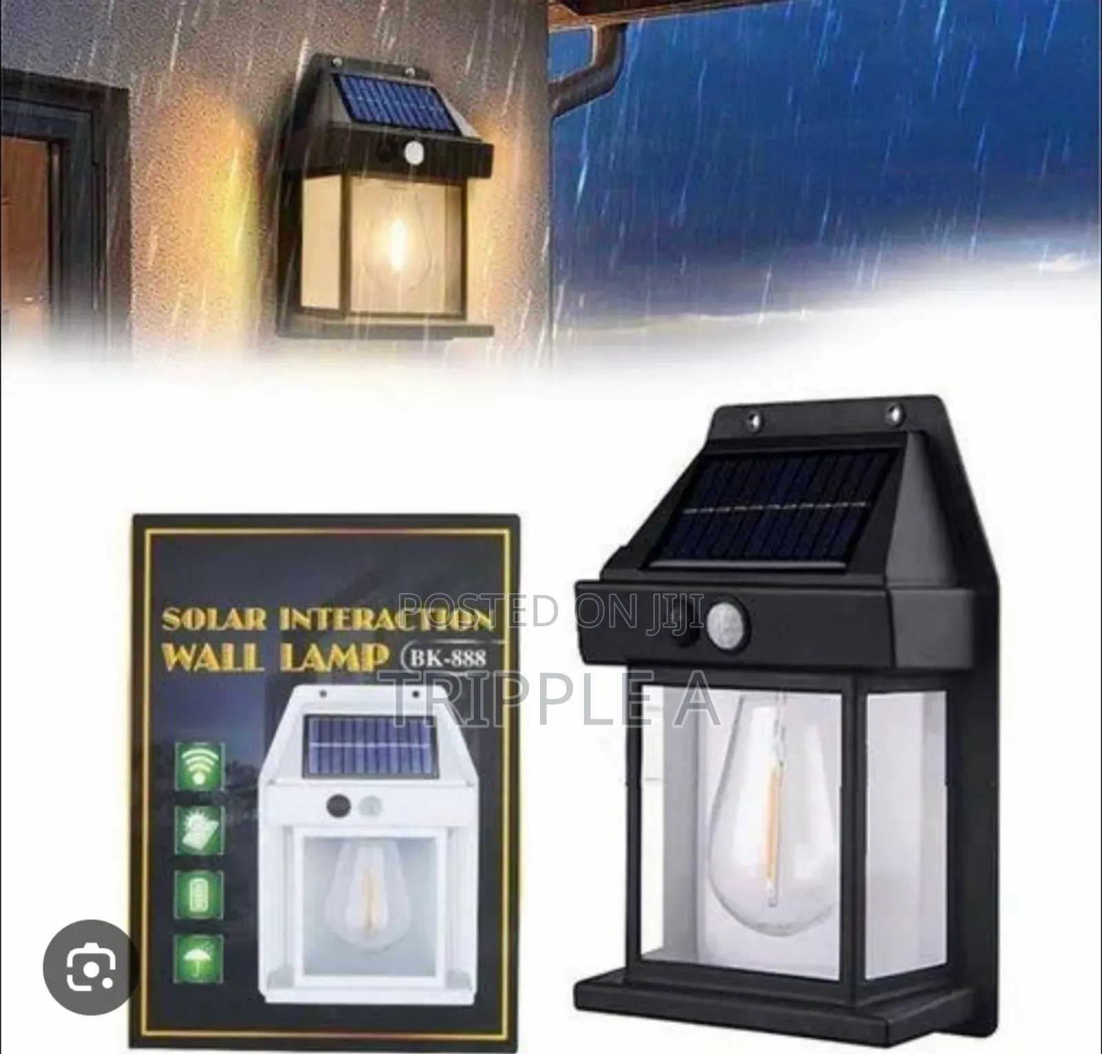 Outdoor Solar Wall Light