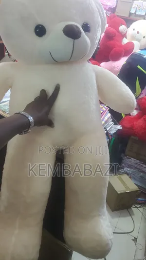 125cm Large, White Plush Teddy Bear