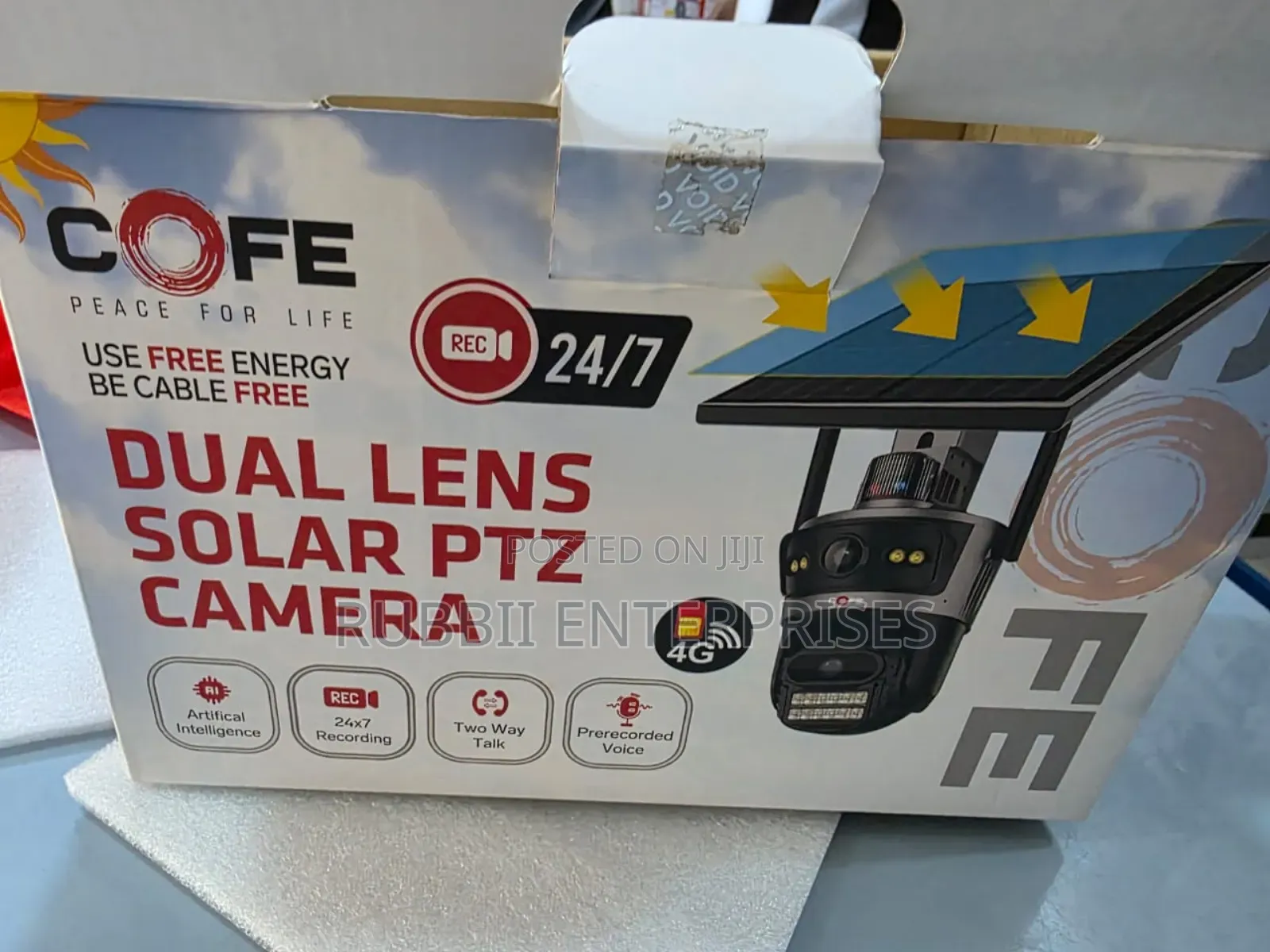 Dual Len Solar Camera 4g 24/7