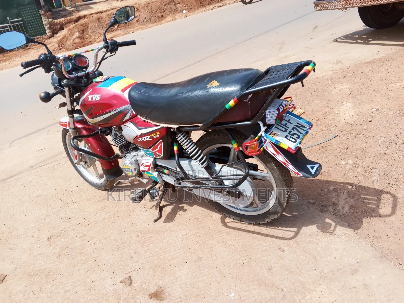 TVS HLX 125 2019 Red