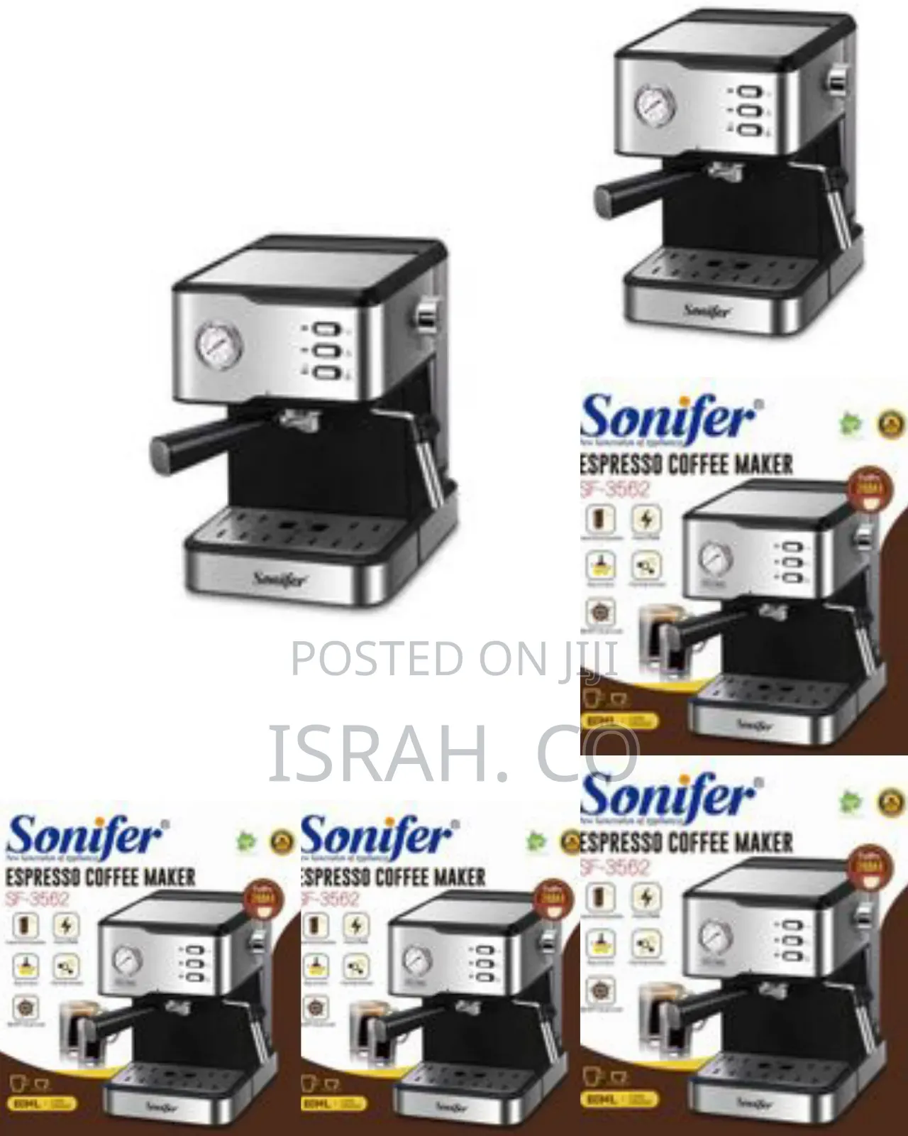 Sonifer 1.5 Litre Electric Espresso Coffee Maker