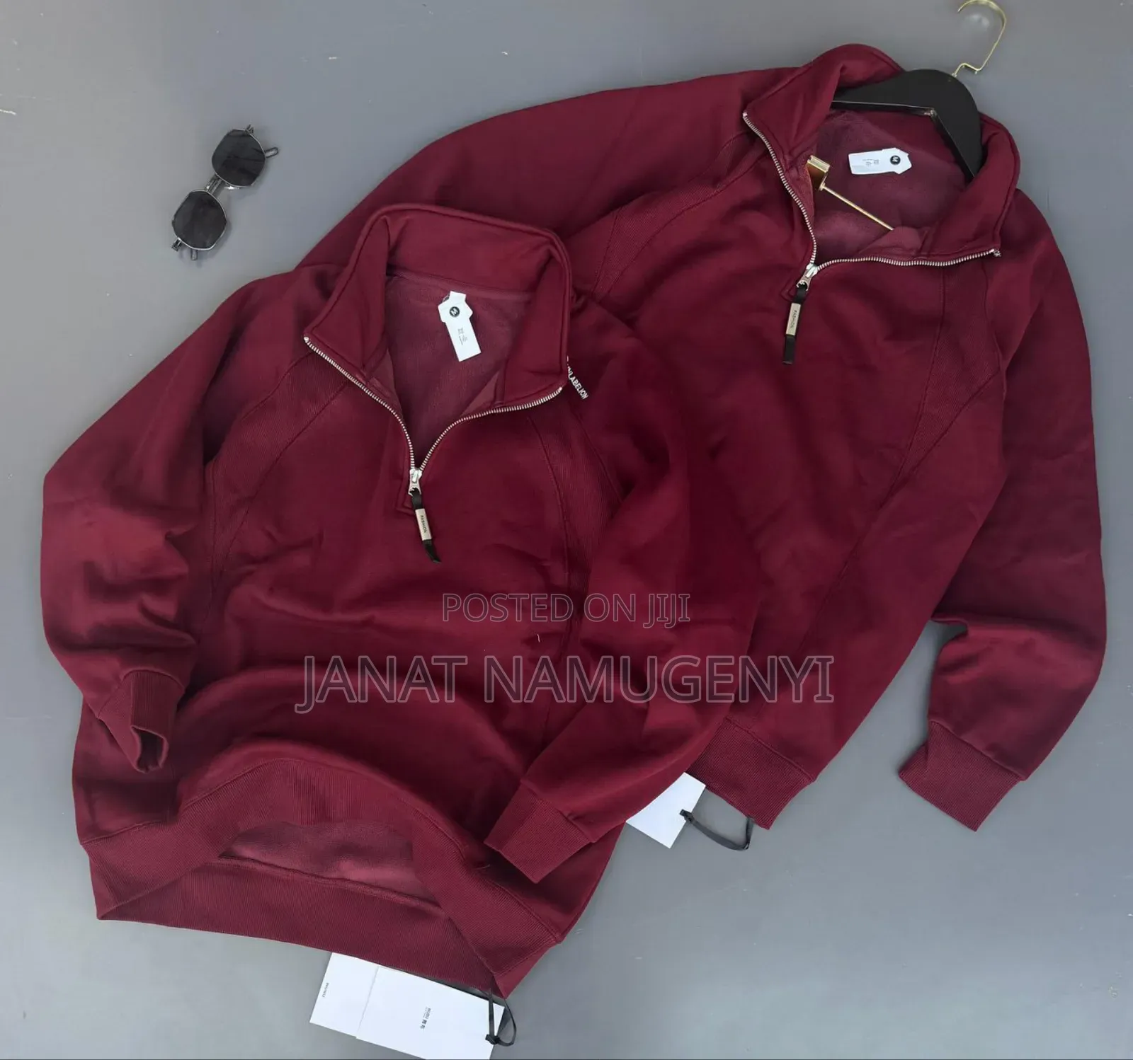 Quarter Zip Plain Colored Swearers