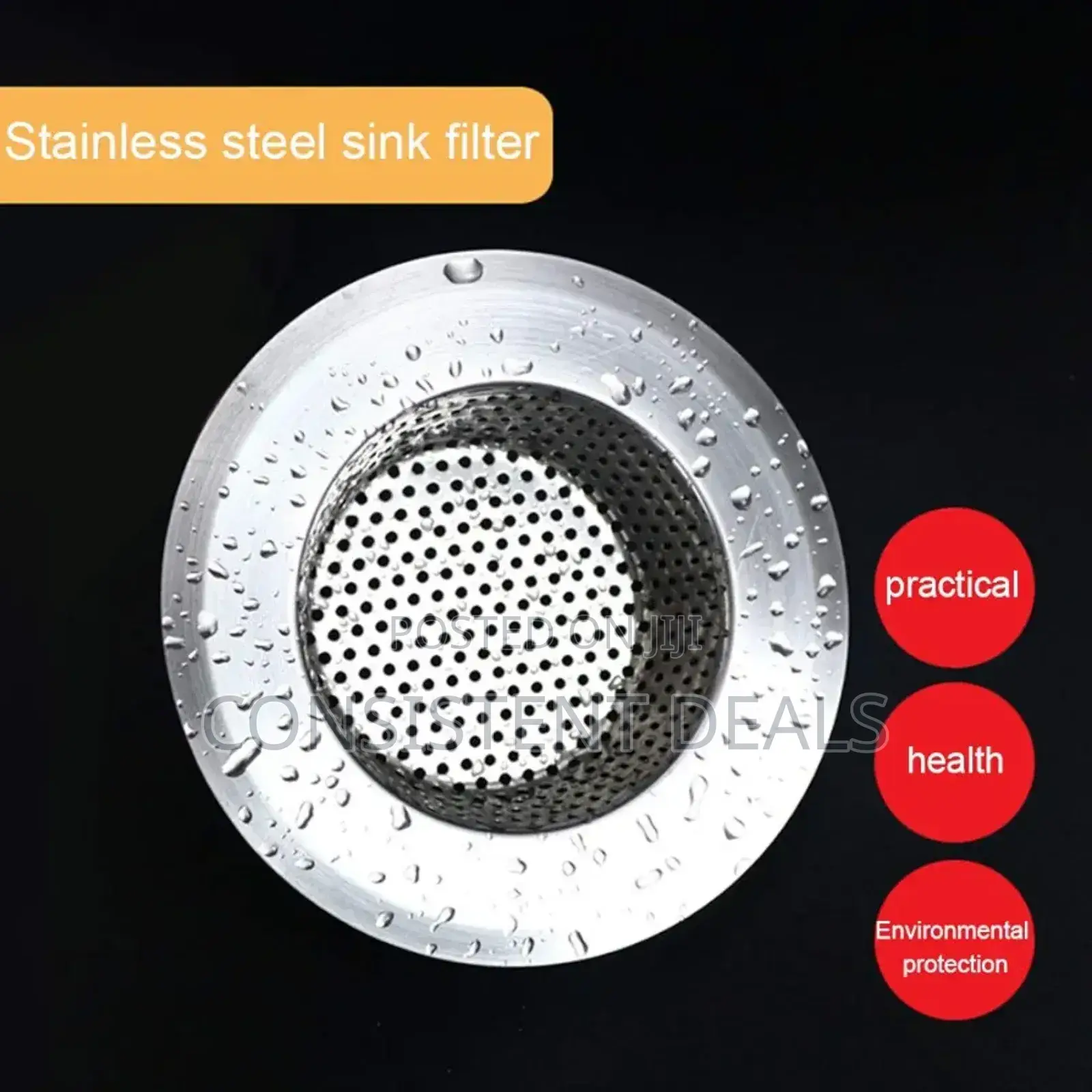 Kitchen Sink Strainer Drain Hole Filter Trap Sink Strainer