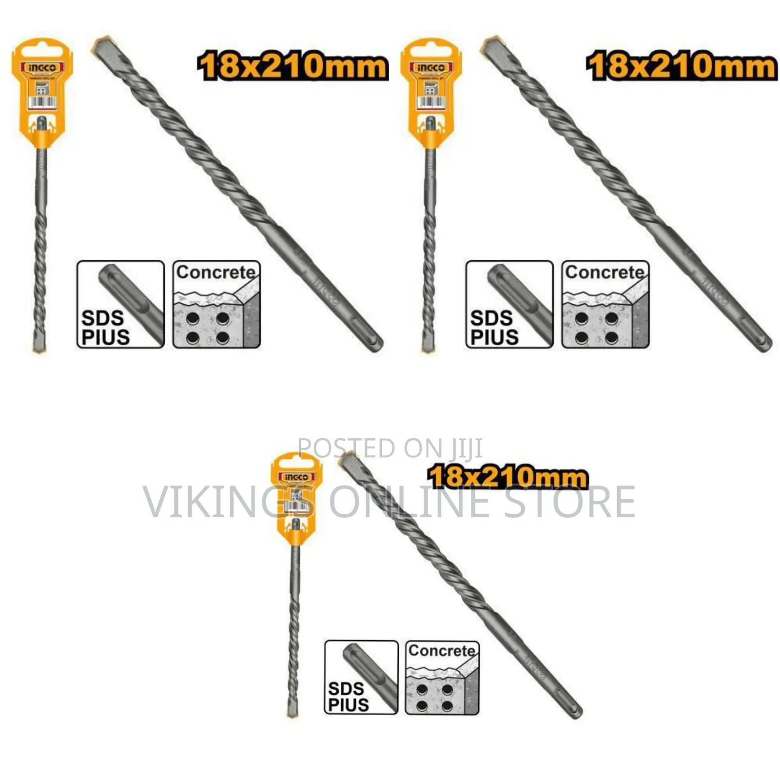 Ingco Dbh - Sds Plus Hammer Drill - Orange