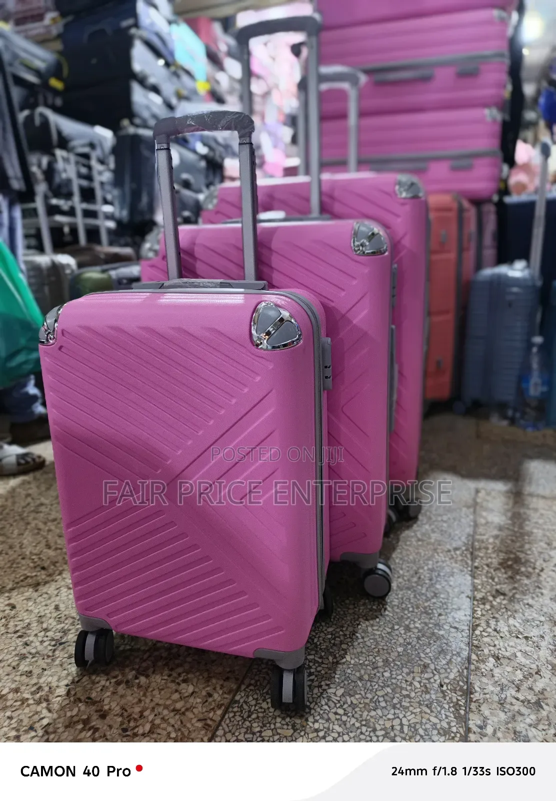 3pcs in 1set. Noble Plastic Suitcases