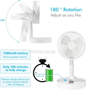 Foldable Portable Fan Pedestal Fan