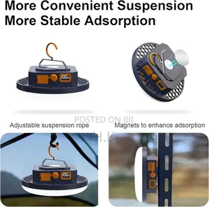 Portable Led Camping Lantern Rechargeable Light 30w