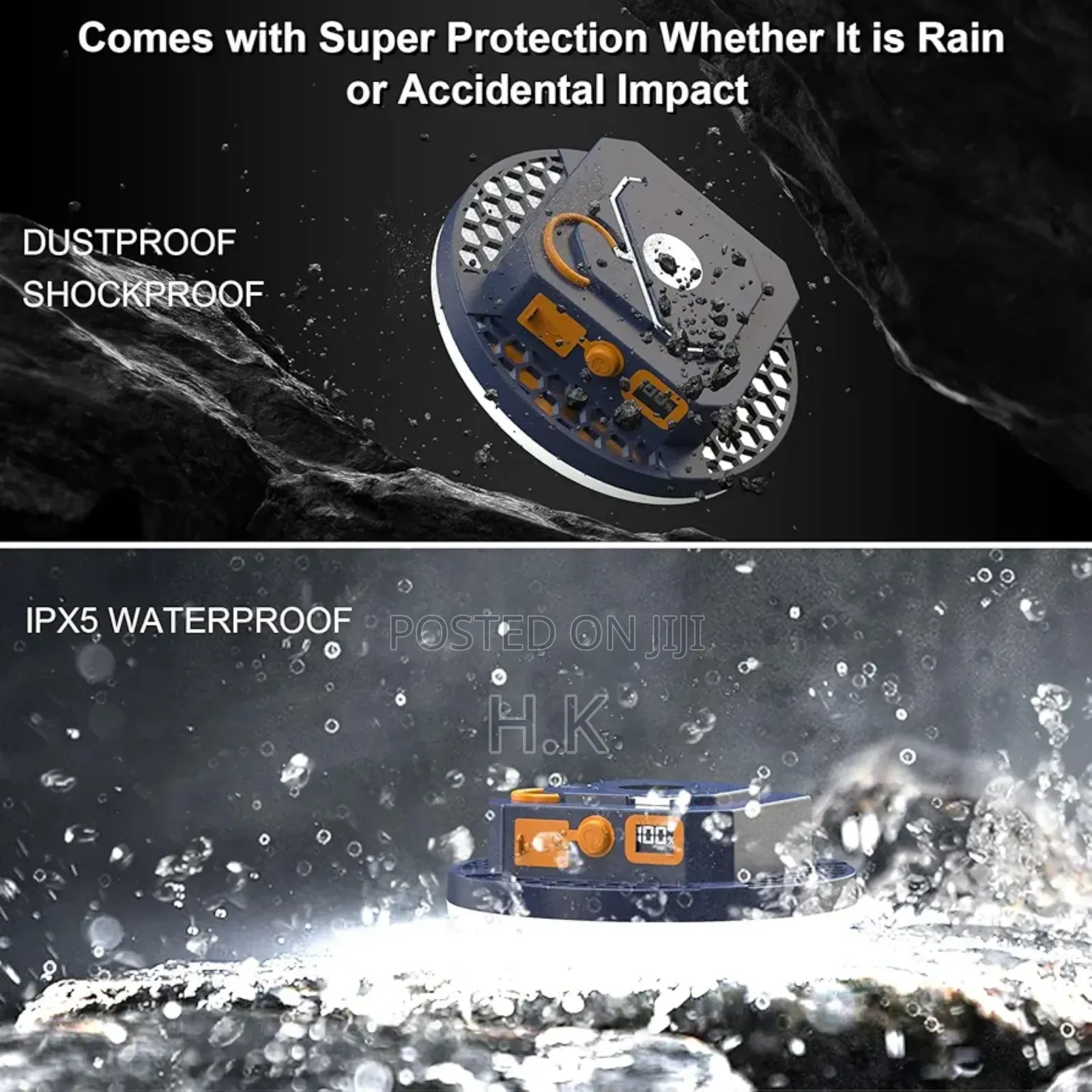 Portable Led Camping Lantern Rechargeable Light 30w